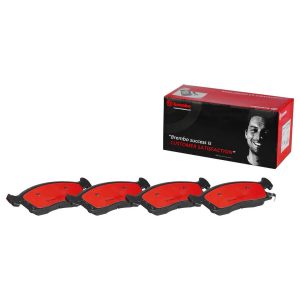 Brembo Brake Pad, Nao, Fmsi Number D1455-8655, Ceramic, Set of 4 – P37017N