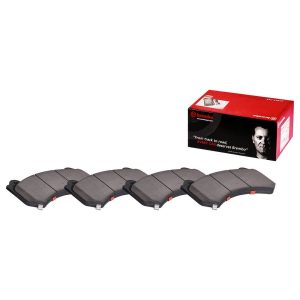Brembo Brake Pad, Nao, Fmsi Number D1455-8655, Ceramic, Set of 4 – P37017N