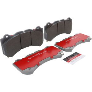 Brembo Brake Pad, Xtra Severe Duty, Fmsi Number D1405-8513, Ceramic, Set of 4, With Pad Wear Sensor/ Pad Shims/ Brake Lubricant – P37018SD