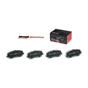 Brembo Brake Pad, Nao, Fmsi Number D1640-8867, Ceramic, Set of 4, With Hardware – P37019N