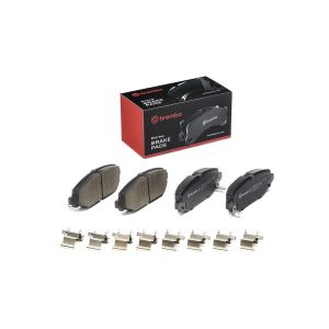 Brembo Brake Pad, Prime Line, Fmsi Number D2186-9430, Low-Metallic, Set of 4, With Mounting Hardware – P37025