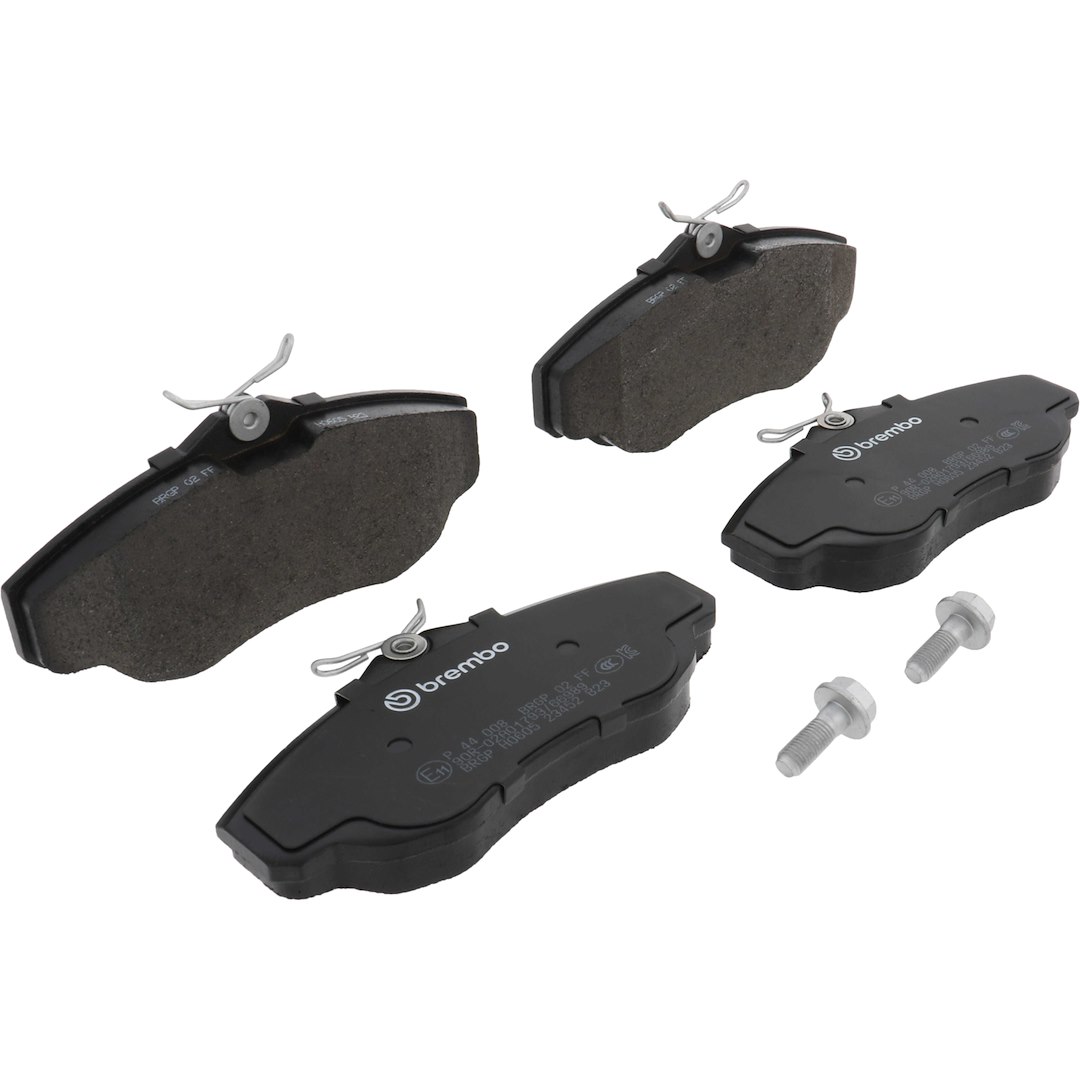 Brembo Brake Pad, Fmsi Number D676-7556, Low-Metallic, Set of 4, With Hardware – P44008