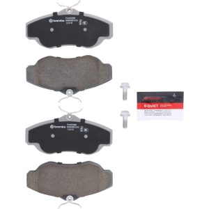 Brembo Brake Pad, Nao, Fmsi Number D676-7556, Ceramic, Set of 4, With Hardware – P44008N
