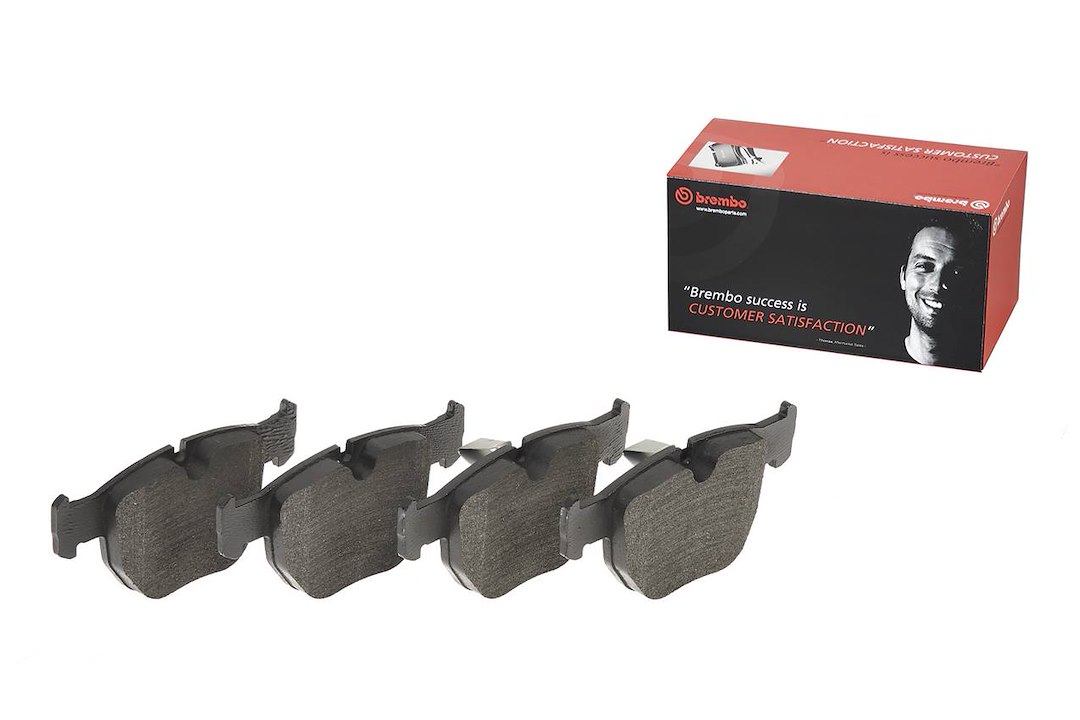 Brembo Brake Pad, Fmsi Number D992-7893, Low-Metallic, Set of 4 – P44012
