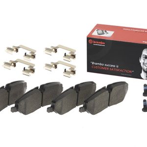 Brembo Brake Pad, Fmsi Number D1098-8202, Low-Metallic, Set of 4 – P44014