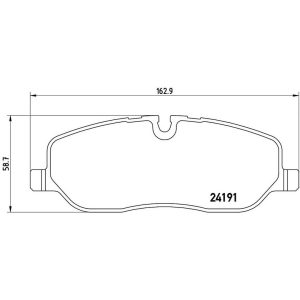 Brembo Brake Pad, Fmsi Number D1098-8202, Low-Metallic, Set of 4 – P44014