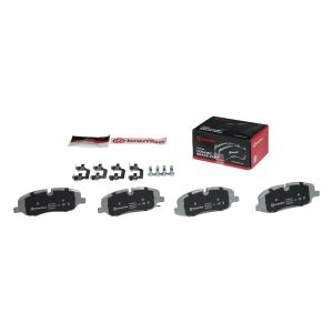 Brembo Brake Pad, Nao, Fmsi Number D1098-8202, Ceramic, Set of 4, With Hardware – P44014N