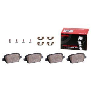 Brembo Brake Pad, Nao, Fmsi Number D1314-8429, Ceramic, Set of 4, With Hardware – P44016N