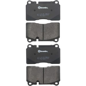 Brembo Brake Pad, Fmsi Number D1263-8380, Low-Metallic, Set of 4 – P44018