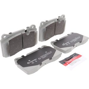 Brembo Brake Pad, Nao, Fmsi Number D1263-8380, Ceramic, Set of 4, With Hardware – P44018N