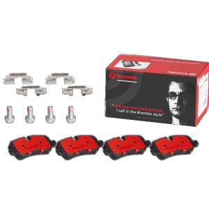 Brembo Brake Pad, Nao, Fmsi Number D1099-8541, Ceramic, Set of 4, With Hardware – P44019N