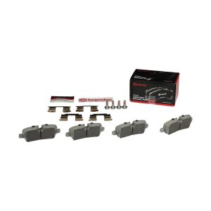 Brembo Brake Pad, Nao, Fmsi Number D1099-8541, Ceramic, Set of 4, With Hardware – P44019N