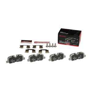 Brembo Brake Pad, Nao, Fmsi Number D1099-8541, Ceramic, Set of 4, With Hardware – P44019N