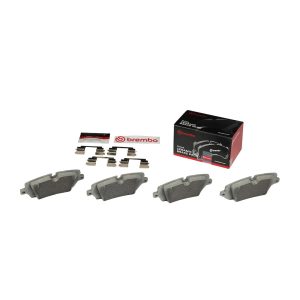 Brembo Brake Pad, Nao, Fmsi Number D1692-8919, Ceramic, Set of 4, With Hardware – P44021N