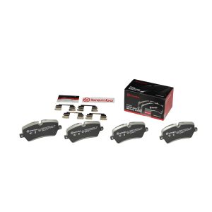 Brembo Brake Pad, Nao, Fmsi Number D1692-8919, Ceramic, Set of 4, With Hardware – P44021N