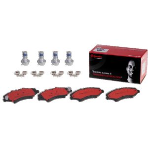 Brembo Brake Pad, Nao, Fmsi Number D1479-8542, Ceramic, Set of 4, With Hardware – P44022N
