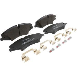 Brembo Brake Pad, Fmsi Number D1425-8542, Low-Metallic, Set of 4 – P44024