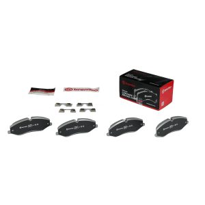 Brembo Brake Pad, Nao, Fmsi Number D1425-8542, Ceramic, Set of 4, With Hardware – P44024N