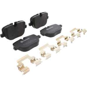 Brembo Brake Pad, Fmsi Number D1427-8544, Low-Metallic, Set of 4, With Hardware – P44025