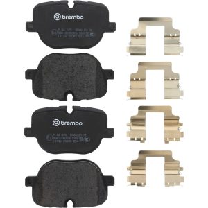 Brembo Brake Pad, Fmsi Number D1427-8544, Low-Metallic, Set of 4, With Hardware – P44025