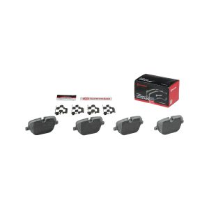 Brembo Brake Pad, Nao, Fmsi Number D1427-8544, Ceramic, Set of 4, With Hardware – P44025N
