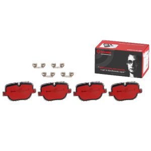 Brembo Brake Pad, Nao, Fmsi Number D1427-8544, Ceramic, Set of 4, With Hardware – P44025N