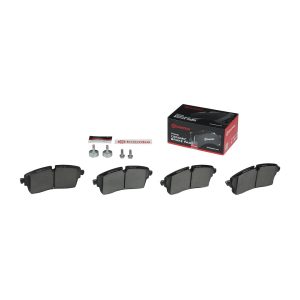 Brembo Brake Pad, Nao, Fmsi Number D2133-9370, Ceramic, Set of 4, With Brake Lubricant/ Mounting Hardware – P44028N