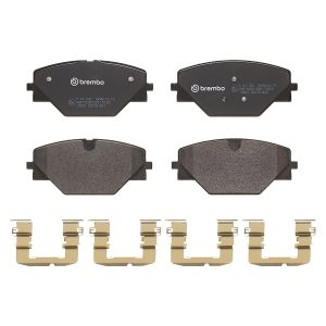 Brembo Brake Pad, Prime Line, Low-Metallic, Set of 4, With Mounting Hardware – P44032