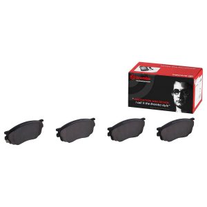 Brembo Brake Pad, Nao, Fmsi Number D637-7515, Ceramic, Set of 4, With Hardware – P49023N
