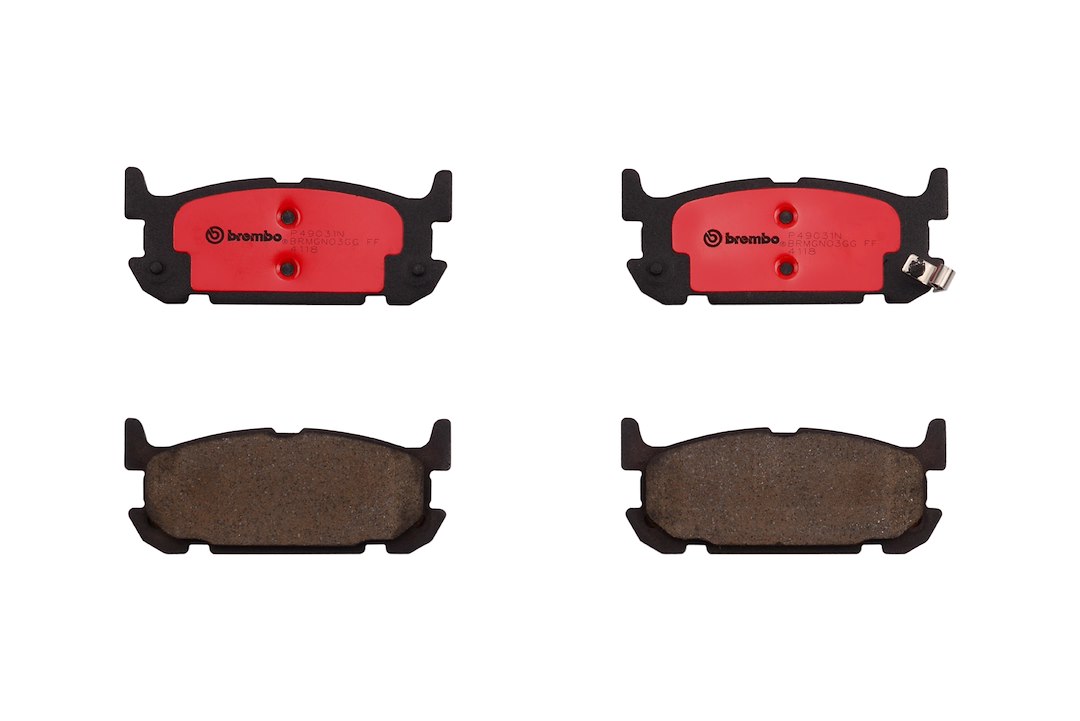 Brembo Brake Pad, Nao, Fmsi Number D1002-7903, Ceramic, Set of 4 – P49031N