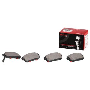Brembo Brake Pad, Nao, Fmsi Number D1009-7913, Ceramic, Set of 4, With Hardware – P49034N