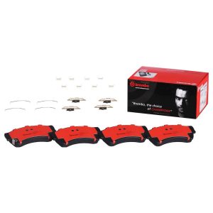 Brembo Brake Pad, Nao, Fmsi Number D1164-8277, Ceramic, Set of 4, With Hardware – P49039N