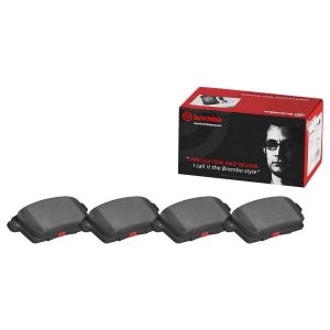 Brembo Brake Pad, Nao, Fmsi Number D1164-8277, Ceramic, Set of 4, With Hardware – P49039N