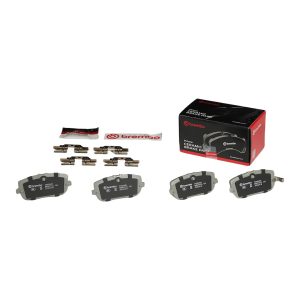 Brembo Brake Pad, Nao, Fmsi Number D1180-8296, Ceramic, Set of 4 – P49044N