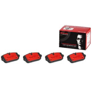 Brembo Brake Pad, Nao, Fmsi Number D1180-8296, Ceramic, Set of 4 – P49044N