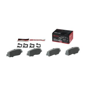 Brembo Brake Pad, Nao, Fmsi Number D1623-8836, Ceramic, Set of 4, With Hardware – P49045N