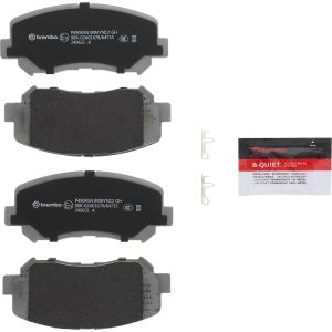 Brembo Brake Pad, Nao, Fmsi Number D1623-8836, Ceramic, Set of 4, With Hardware – P49045N