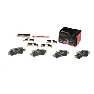 Brembo Brake Pad, Nao, Fmsi Number D1624-8837, Ceramic, Set of 4, With Hardware – P49047N