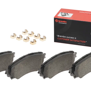 Brembo Brake Pad, Prime Line, Fmsi Number D1711-8936, Low-Metallic, Set of 4, With Mounting Hardware – P49048