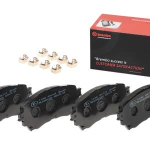 Brembo Brake Pad, Prime Line, Fmsi Number D1711-8936, Low-Metallic, Set of 4, With Mounting Hardware – P49048
