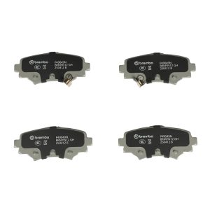 Brembo Brake Pad, Nao, Fmsi Number D1729-8953, Ceramic, Set of 4, With Hardware – P49049N