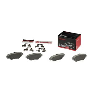 Brembo Brake Pad, Nao, Fmsi Number D1729-8953, Ceramic, Set of 4, With Hardware – P49049N