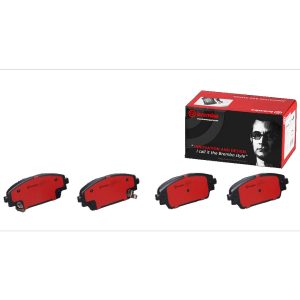 Brembo Brake Pad, Nao, Fmsi Number D1728-8952, Ceramic, Set of 4, With Hardware – P49050N