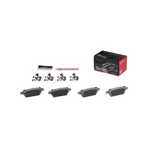 Brembo Brake Pad, Nao, Fmsi Number D1161-8272, Ceramic, Set of 4, With Hardware – P49051N