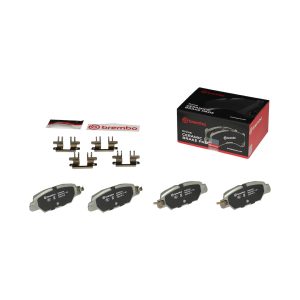 Brembo Brake Pad, Nao, Fmsi Number D1846-9073, Ceramic, Set of 4 – P49053N