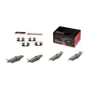 Brembo Brake Pad, Nao, Fmsi Number D1846-9073, Ceramic, Set of 4 – P49053N