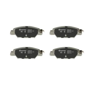 Brembo Brake Pad, Nao, Fmsi Number D1846-9073, Ceramic, Set of 4 – P49053N