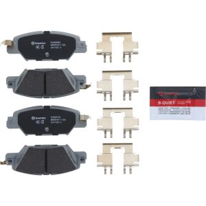Brembo Brake Pad, Nao, Fmsi Number D1846-9073, Ceramic, Set of 4 – P49053N