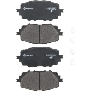 Brembo Brake Pad, Fmsi Number D1903-9130, Low-Metallic, Set of 4, With Hardware – P49054