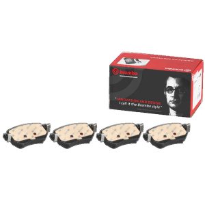Brembo Brake Pad, Nao, Fmsi Number D1874-9103, Ceramic, Set of 4 – P49059N